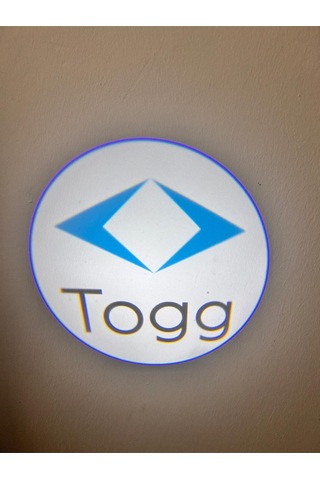 Toog Araçlar İçin Pilli Yapıştırmalı Kapı Altı Led Logo-projektör