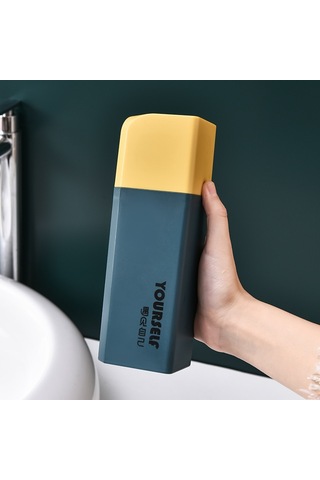 Sones Taşınabilir Diş Fırçası Varil Gargara Kupası Basit Seyahat Seti Kupası Gül Pembesi Diğer