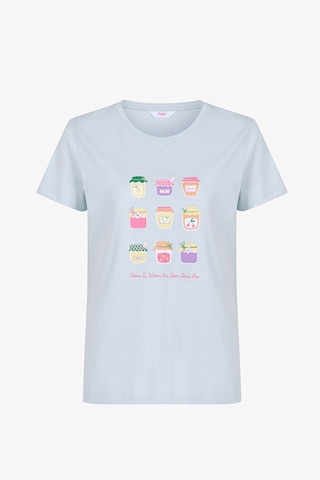 Penti Açık Mavi Sweet Breakfast Pantolon Pijama Takımı