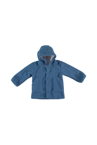 Monaroza Erkek Çocuk Peluş Mavi Çocuk Mont 22-646 001