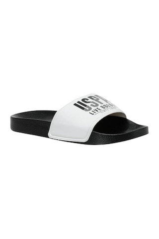 U.S Polo Assn Gusty 3FX Beyaz Erkek Plaj Terlik Beyaz