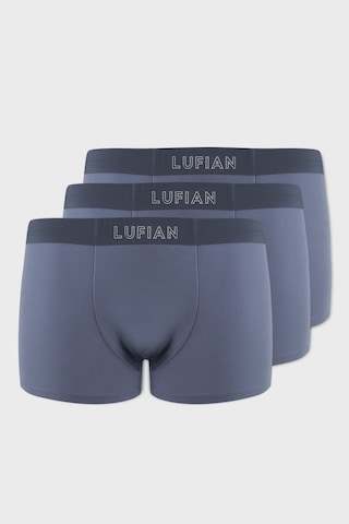Lufian Mark 3 Adet Erkek Modal Dikişsiz Boxer Mavi Mavi 111080035100300 Mavi