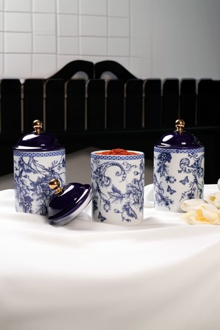 Blukvn-8324-11 Miss Betty 3'lü Poselen Baharat Takımı 001