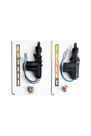 24 Volt Merkezi Kilit Uyumlu Motoru İkili Set 5 Kablo Ve 2 Kablo