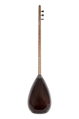 Saz-z-2-4 Saz-z-2-4 Ceviz-abalone Klavye Uzun Sap Bağlama