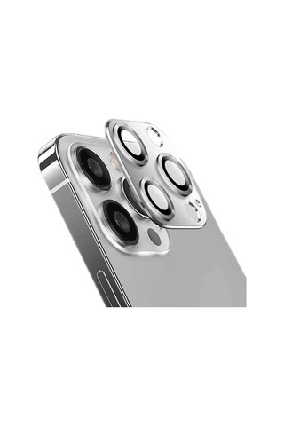 Apple Uyumlu iPhone 13 Pro Max Zore Cl-03 Kamera Lens Koruyucu Mavi Açık