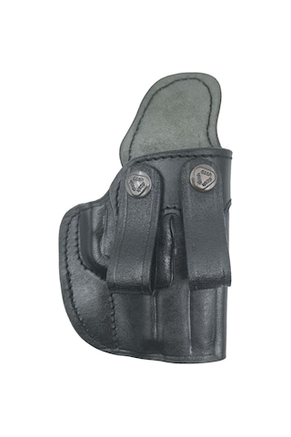 Canik Mete Mc9 Ls Uyumlu Siyah Kemer İçi Deri Çıtçıtlı Silah Kılıfı