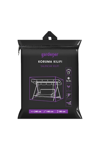 Gardener GRDC308 Salıncak Koruma Örtüsü Büyük PE (240 cm x 140 cm x 190 cm