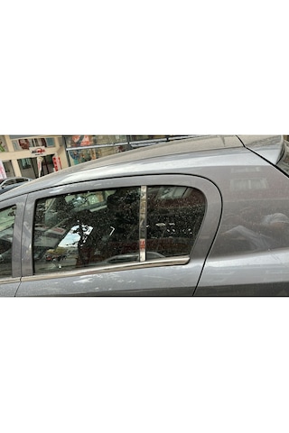 Opel Astra H Hb 2004-2012 Uyumlu Kapı Cam Direği Kelebek 2 Parça Krom Paslanmaz Çelik Cam Direk