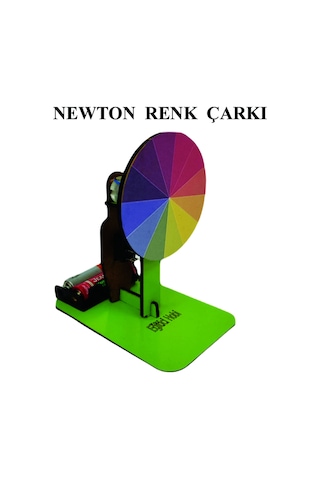Newton Renk Çarkı Yapım Seti Motorlu Ve Pilli
