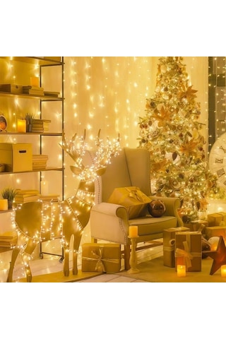 Buffer Günışığı Renk 5 Farklı Işık Modlu 10 Metre Eklemeli Dekor Boncuk Model Dekoratif Led Gün Işığı