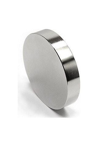 Çap 40Mm X Kalınlık 10Mm Yuvarlak Süper Güçlü Neodyum Mıknatıs