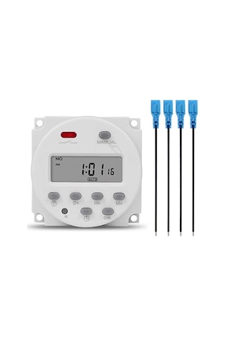 CN101A Programlanabilir Gecikmeli Haftalık 220 Volt Zaman Rölesi