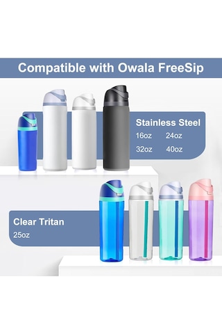 Shineyee Sıfır Kaçırma Su Şişesi Değişim Kapağı - 16/24/32/40 Oz Uyumlu, Bpa-free, Damlacık Sağlam, Siyah Siyah