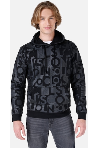 Colin's Colins Regular Fit Baskılı Siyah Erkek Sweatshirt Cl1067000 Siyah