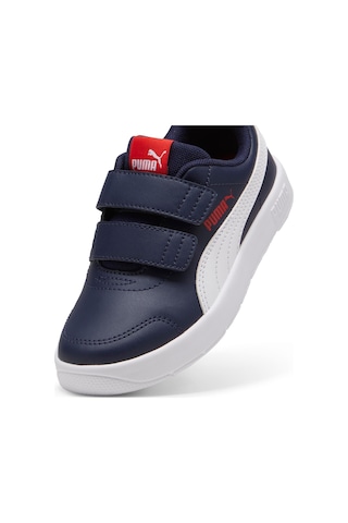 Puma Courtflex V3 V Ps-navy-white-red Çocuk Ayakkabı-lacivert-2007 Lacivert