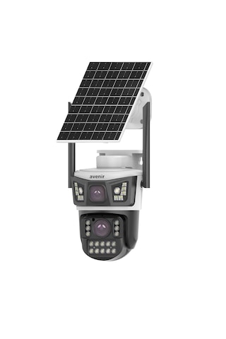 Av-s425 4mp 2 Kameralı Solar Ptz 4g Sim Kartlı Kamera