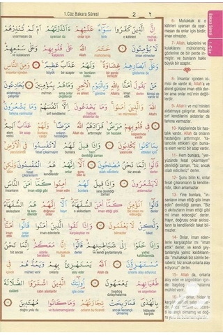 Kur'an-ı Kerim ve Satır Arası Kelime Meali Açıklamalı - Hafız Boy - Elmalılı Muhammed Hamdi Yazır - Kervan Yayın Dağıtım