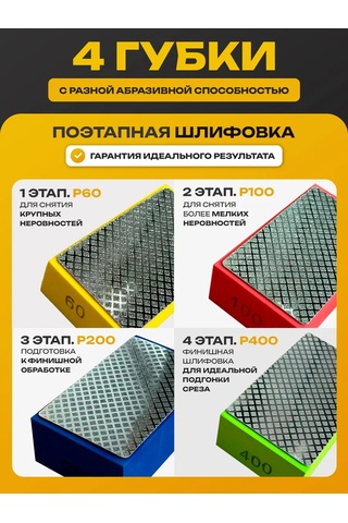 Miksmarket Alüminyum Bazlı Elmas Karıştırma Seti P60, 100, 200, 400 218140552