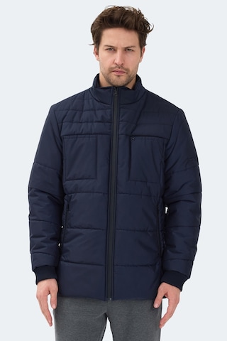 Slazenger Baldwıng Erkek Dik Yaka Fermuarlı Lacivert Mont & Kaban Lacivert