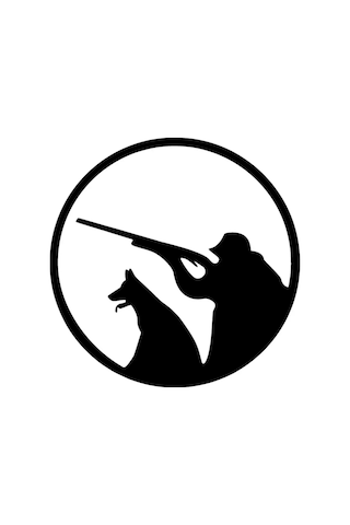 Nişan Almış Avcı Ve Köpeği Duvar Dekor Sticker 40 X 40 Cm