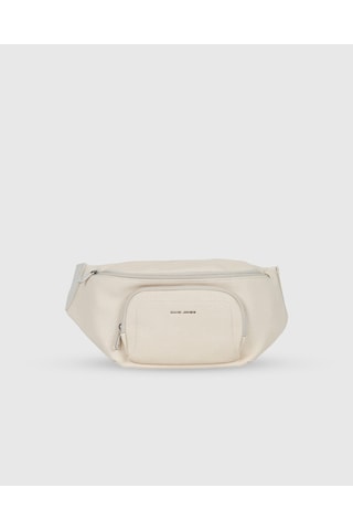 David Jones Unisex Bel Çantası Cm7364 Ekru