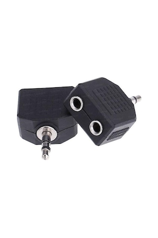 3,5mm Stereo Jack Çoklayıcı - 3,5mm Kulaklık Çoklayıcı (20cm)