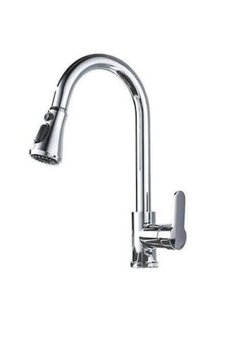 Faumix St12 Krom Mutfak Lavabo Banyo Bataryası + Tepe Duş Seti