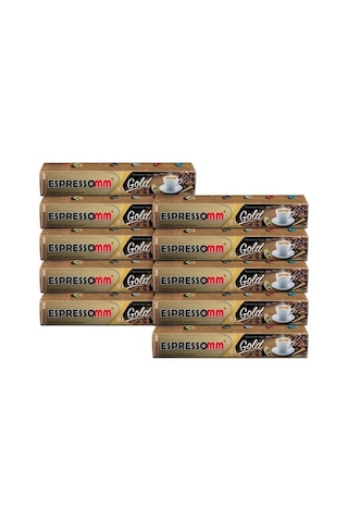 Espressomm Nespresso Uyumlu Gold Kapsül Kahve 100 Adet