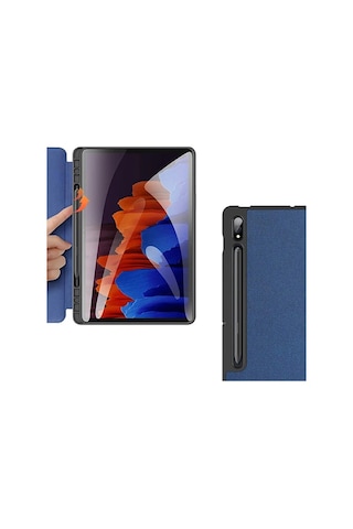 Dux Ducis Sm Galaxy Uyumlu Tab S8 X700/x706 S7 T870/t875/t876b - Kılıf Kalem Yerli Mıknatıslı Domo Series- 5775 Arka - Kapak