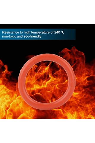 Yaozixa 20 Adet Silikon Titreşim Emici Halka, 12ax7/12au7/el84 Vb. 9 Pin Elektronik Röleler İçin, 240 C Yüksek Sıcaklık Dayanıklı, Titreşimleri Azaltır