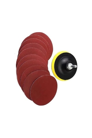 20 Adet Cırt Taban Zımpara Takımı, 115mm