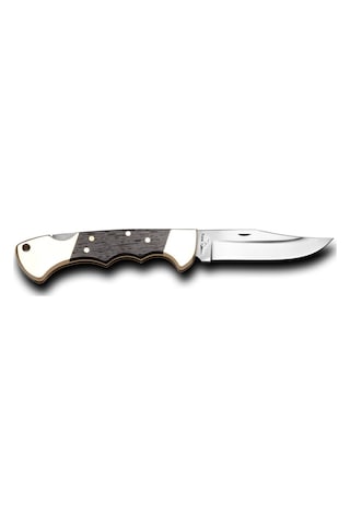 Bora 211 Wg Ergonomik Wenge Saplı Kamp Çakı Kahverengi - Gümüş