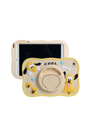 Apple Uyumlu iPad Air 11 10.9 Inç Air 4 5 6 2020 2022 2024 Çocuk Kılıf Stantlı Lucky Star Karakterli Kılıf