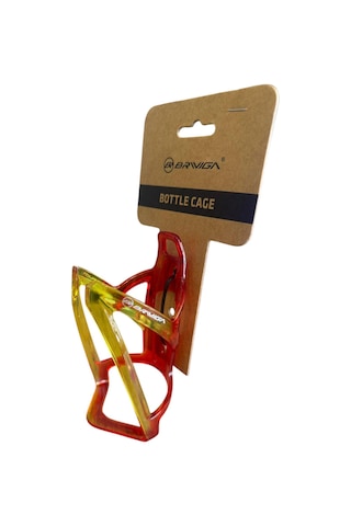 Briviga Plastik Matara Kafesi Sarı Kırmızı Pc Bisiklet Suluk Şişe Kafesi 13.5x7.7cm, 35g Siyah - Kırmızı - Beyaz