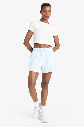 DeFactoFit Standart Fit Sporcu Kısa Paça Basic Düz Şort Z6696az25smbe817 Mavi
