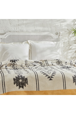 Karaca Home Raya Tek Kişilik Pamuklu Battaniye Hardal Renkli