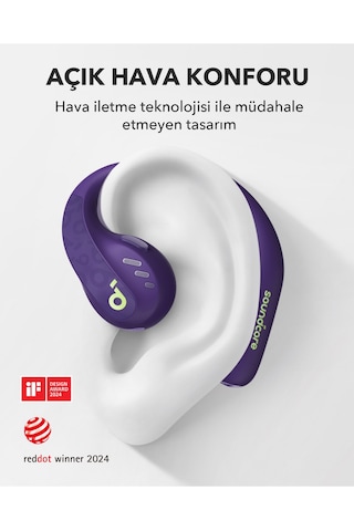 Anker Soundcore Aerofit Pro Kulaklik Mor A3871