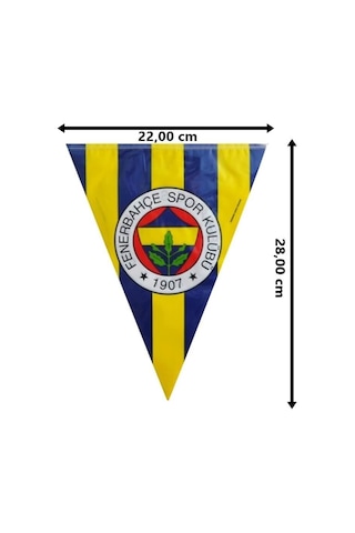 Fenerbahçe Üçgen Bayrak Flama - 3.60 Mt