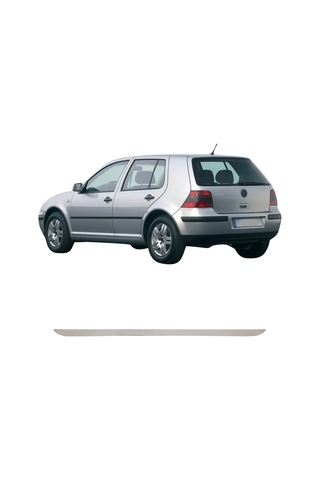 Volkswagen Golf 4 Uyumlu 1998-2004 Krom Bagaj Alt Çıtası Paslanmaz Çelik
