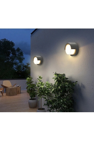 Cata Bora 15w Günışığı 3200 Kelvin Led Aplik Dış Mekan Ip44 Ct-7073 Siyah