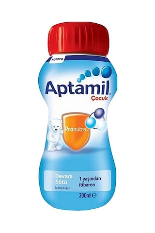 Aptamil +1 Yaş Çocuk Sıvı Devam Sütü 200 ML