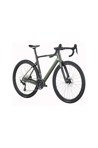 Scott Addict Gravel 40 Karbon Gravel Bisiklet 2x12v Wenge Green S/52cm Siyah