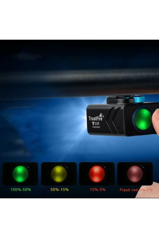 Trustfire D2r Bisiklet Feneri Lacivert - Siyah