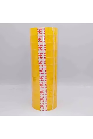 Şeffaf Para Bandı Kırtasiye Bandı 12 Adet 30 Yards 11 Mm 1