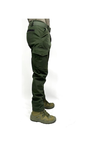 Erkek Içi Polarlı Tactical Outdoor Su Geçirmez Haki Softshell Pa