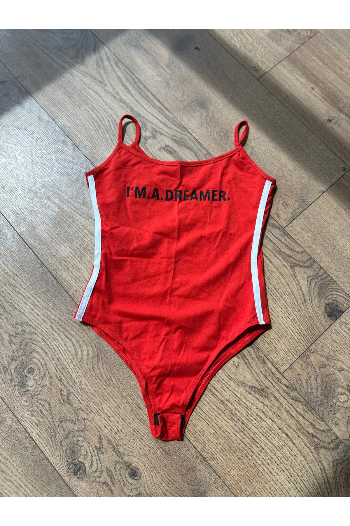 Eymenn Butik Askılı Bodysuit Turuncu
