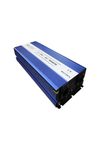 3000 Watt 24 Volt Ups Şebeke Şarjlı Tam Sinüs İnverter