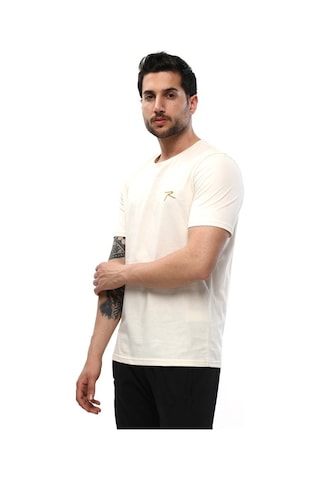 Raru Agnıtıo Erkek Pamuklu Ekru Günlük T-Shirt