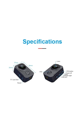 Md29 Mini Bakıcı Bebek Kamerası 1080p Hd Geniş Açılı Lens Kamera, Otomatik Gece Görüşü Kamera,